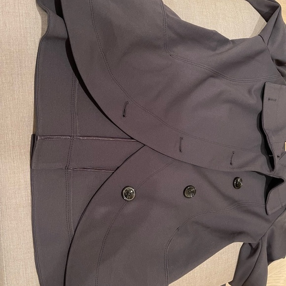 WHBM Charcoal Lounge jacket Size 6 NWT - Picture 6 of 11